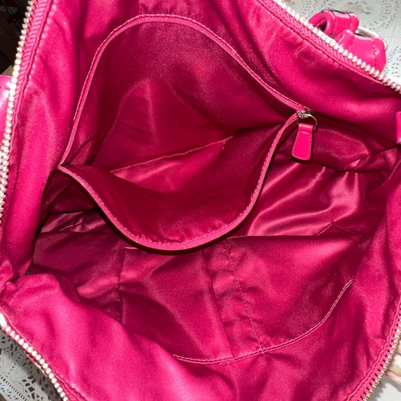 Coach Pink and Cream Signature Shoulder Bag - Picture 12 of 12